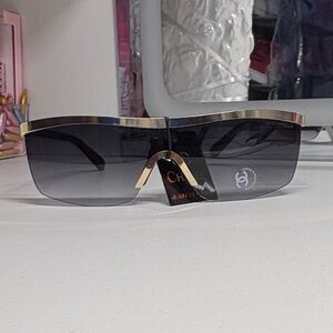 Black and Gold Sunglasses